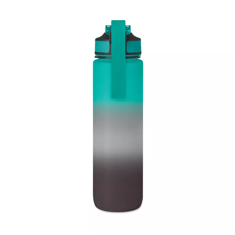 Butelka sportowa RPET 1000 ml ze słomką ACTIVATE - Czarny/Granatowy (MO2489-81)