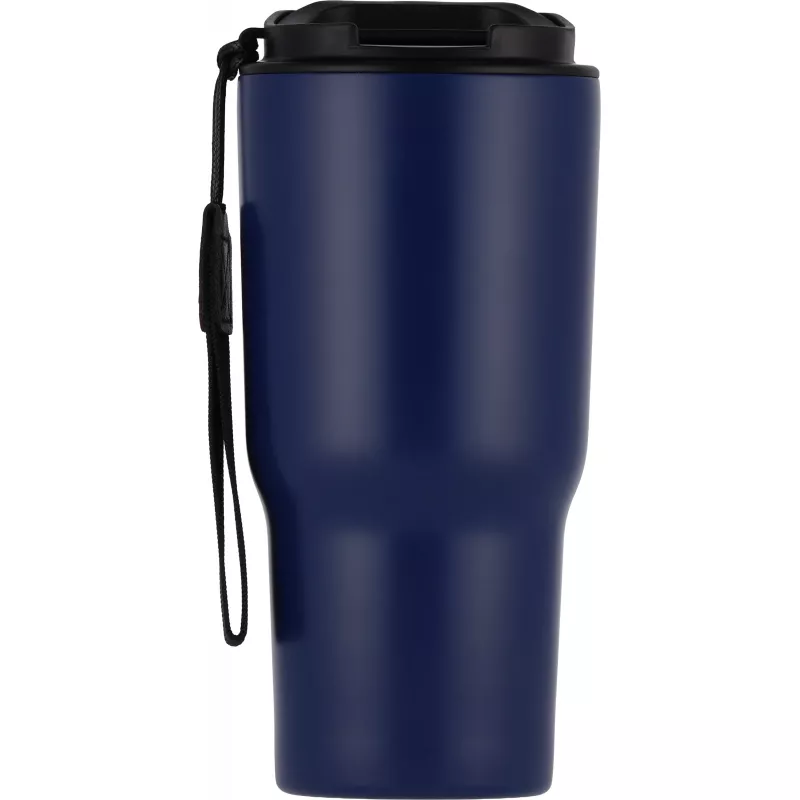 Kubek termiczny 550 ml ze stali z recyklingu DANA - granatowy (8523944)