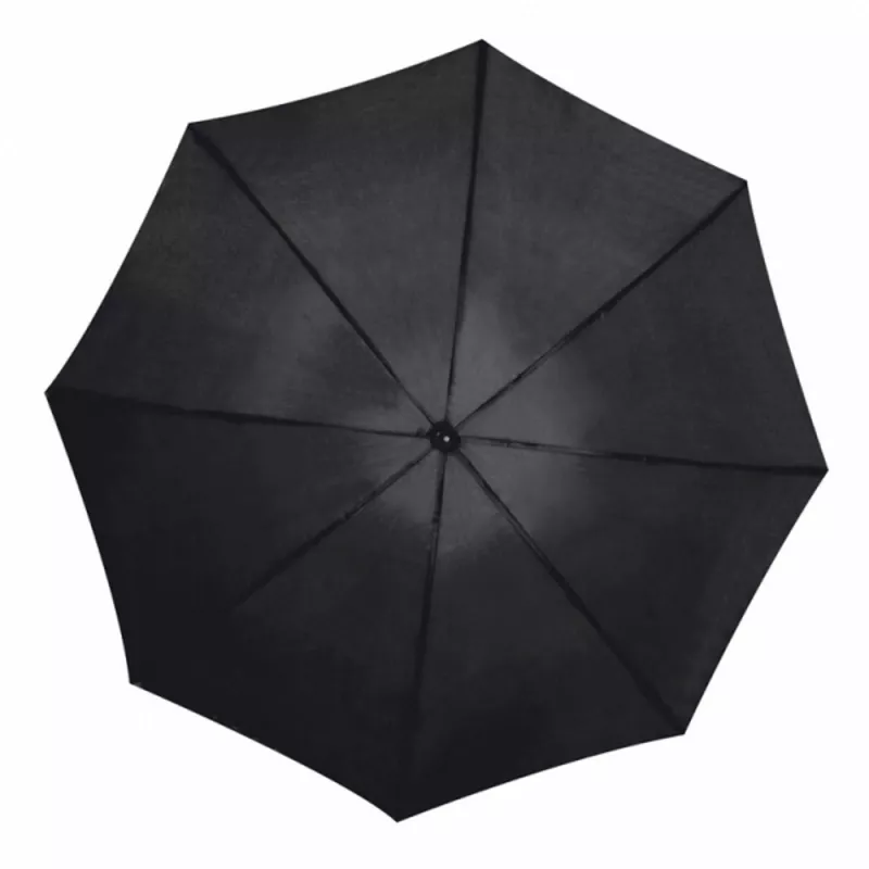 Parasol manualny XL Ø133 cm HURRICAN - czarny (518703)