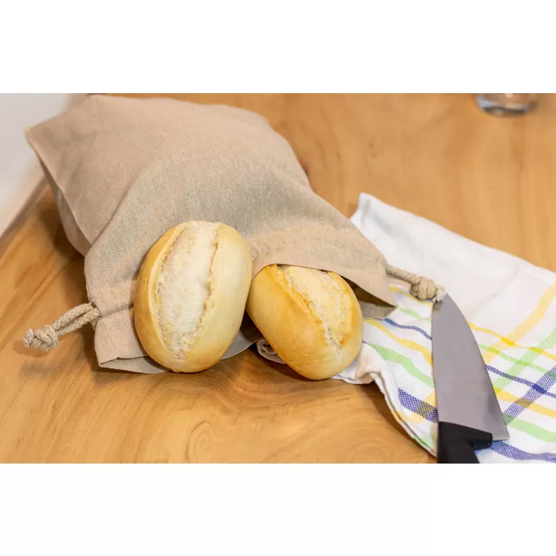 Woreczek bawełniany, mały 110 g/m2 WARREN - beżowy (6298113)