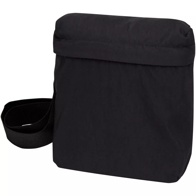 Arca - torba typu crossbody (przewieszana na ukos), wykonana z recyklingowanego poliamidu z cetyfikatem GRS - Czarny (12081190)