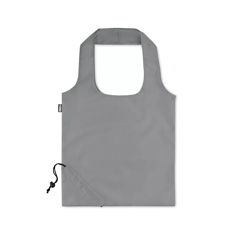Torba składana z RPET 190T w etui FOLDPET - Kamienny Szary (MO9861-15)