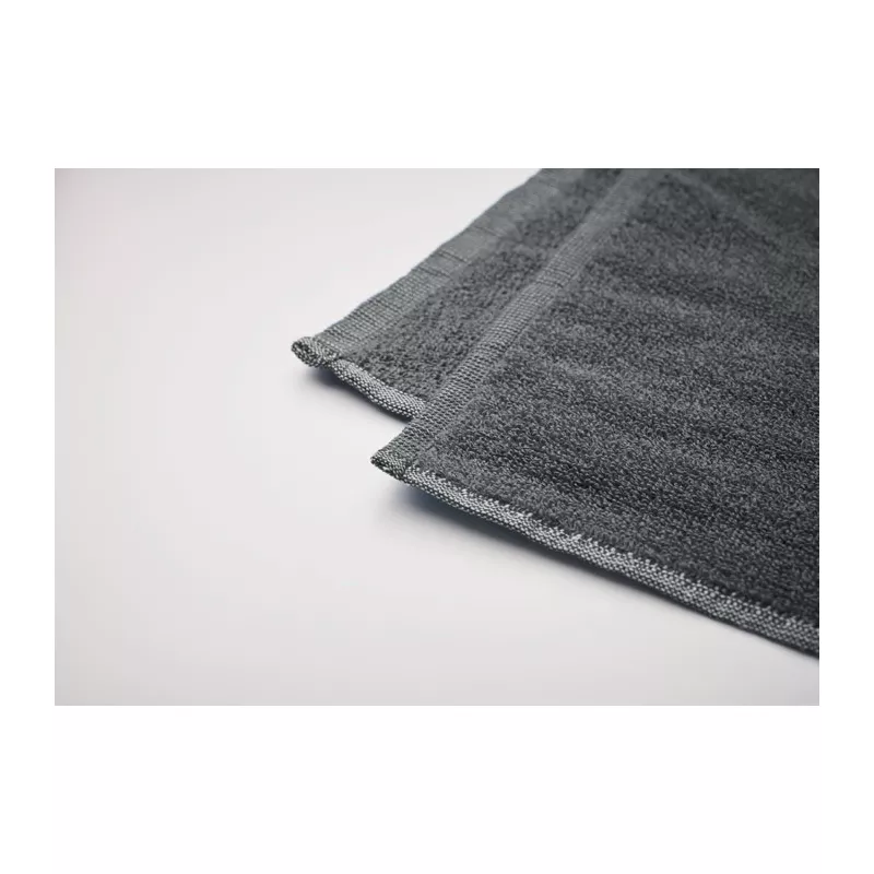 Ręcznik żakardowy SEAQUAL® 100x170 cm 500 g/m² WATER - Szary (MO2060-07)