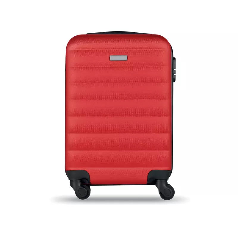 Walizka twarda 20" z ABS na 4 kółkach BUDAPEST - Czerwony (MO9178-05)