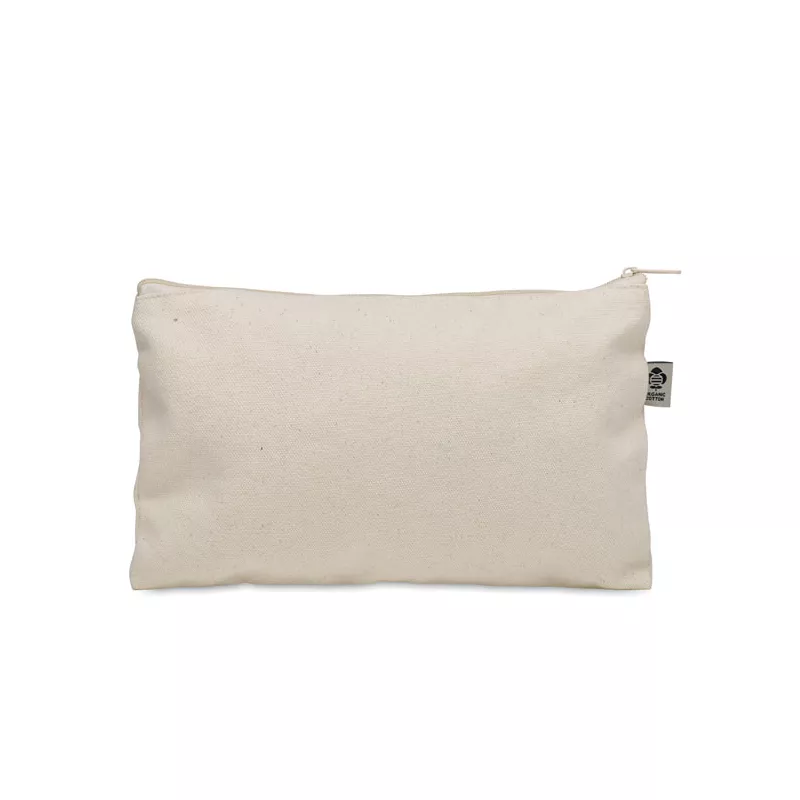 Kosmetyczka z bawełny organicznej 340 g/m² PESACARA - Bezowy (MO2379-13)