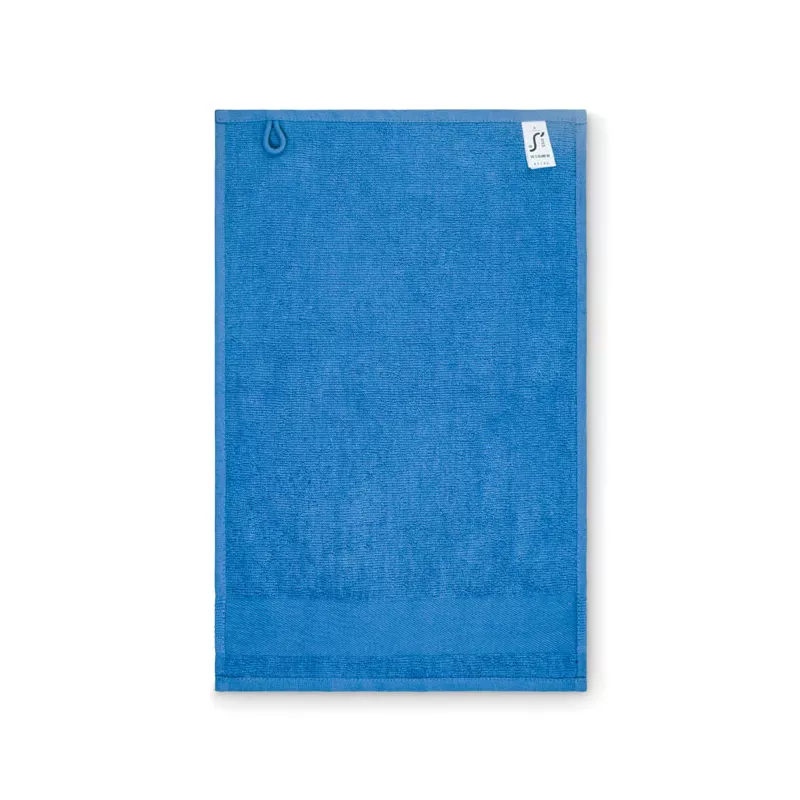 Ręcznik bawełniany 380 g/m² 30x50 cm ISLAND 30 - Niebieski (MO2764-37)