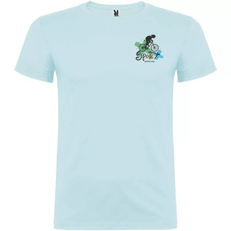 Koszulka T-shirt męska bawełniana 155 g/m² Roly Beagle - Słodki niebieski (R6554-SWBLUE)