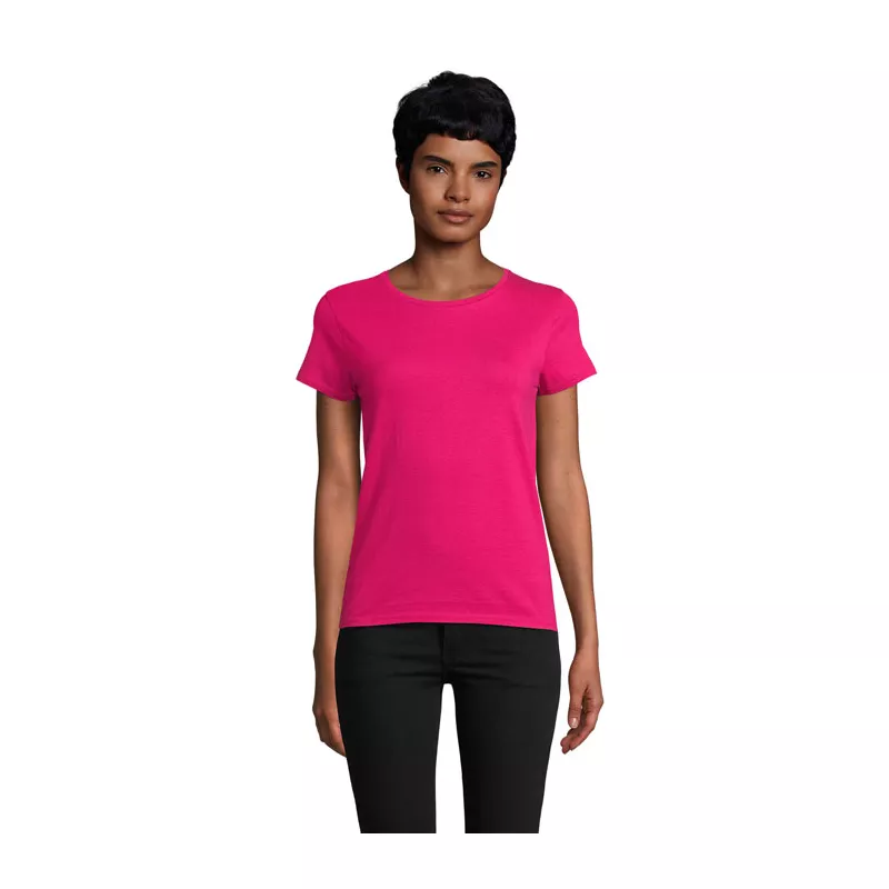 Koszulka damska 150 g/m² Sol's CRUSADER WOMEN - Fuchsia (S03581-FU)