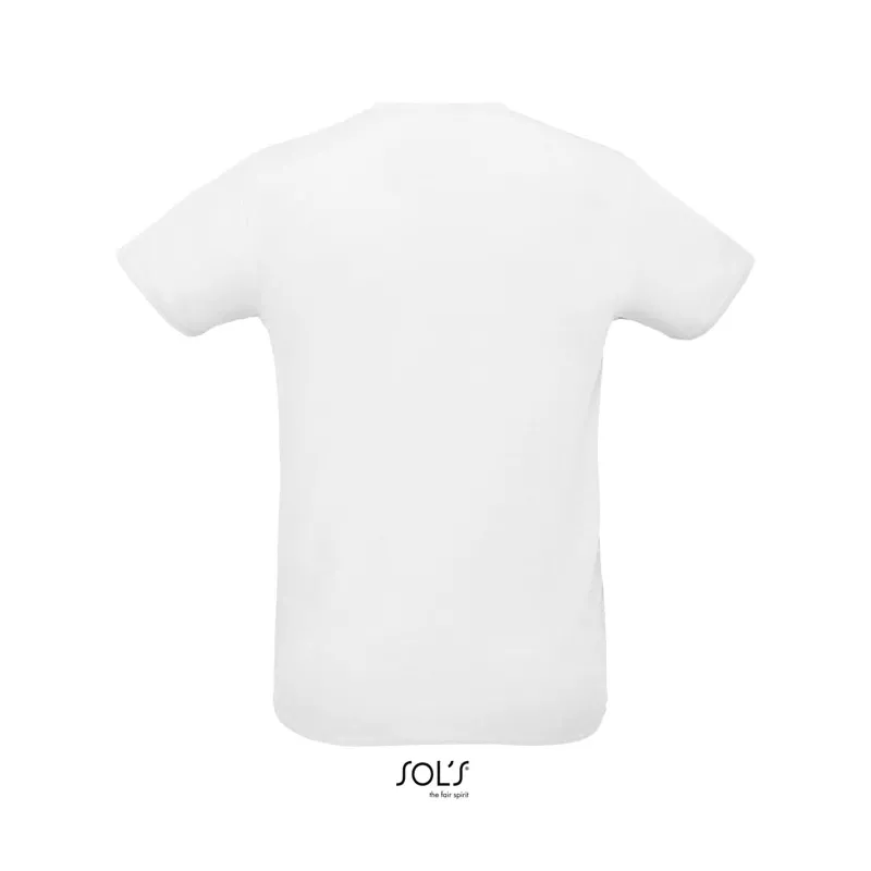 Koszulka sportowa unisex 130 g/m² Sol's SPRINT - Bialy (S02995-WH)