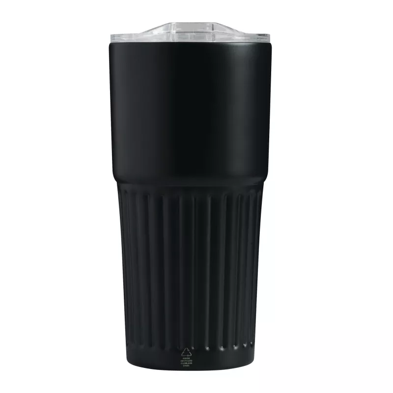 Próżniowy kubek 600 ml WAVE LINE - czarny (56-0304713)