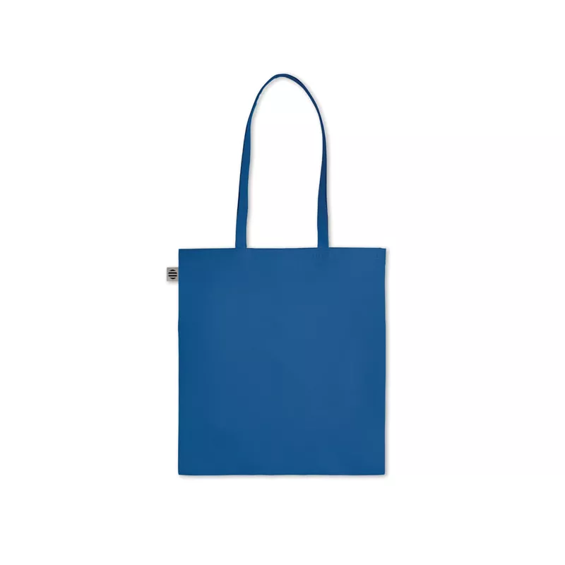 Torba z bawełny organicznej 140 g/m² ZIMDE COLOUR - Niebieski (MO6189-37)