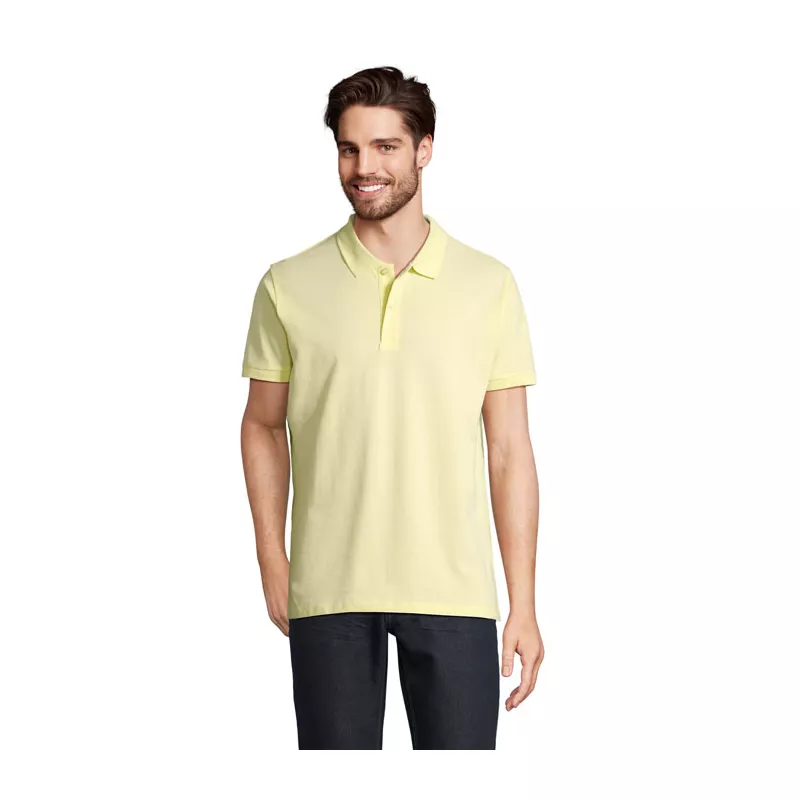Polo męskie organiczne 170 g/m² Sol's PLANET MEN - Jasno Żółty (S03566-LY)