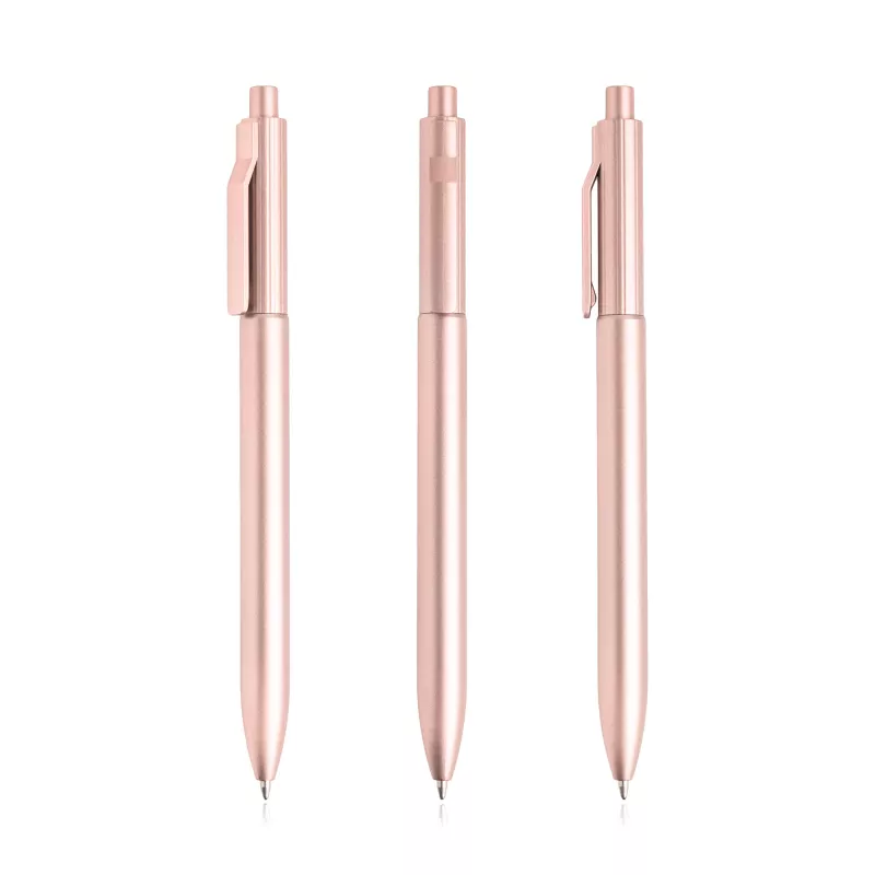 Długopis z recyklingowanego ABS / Metalisse - Rose Gold (IP13152559)