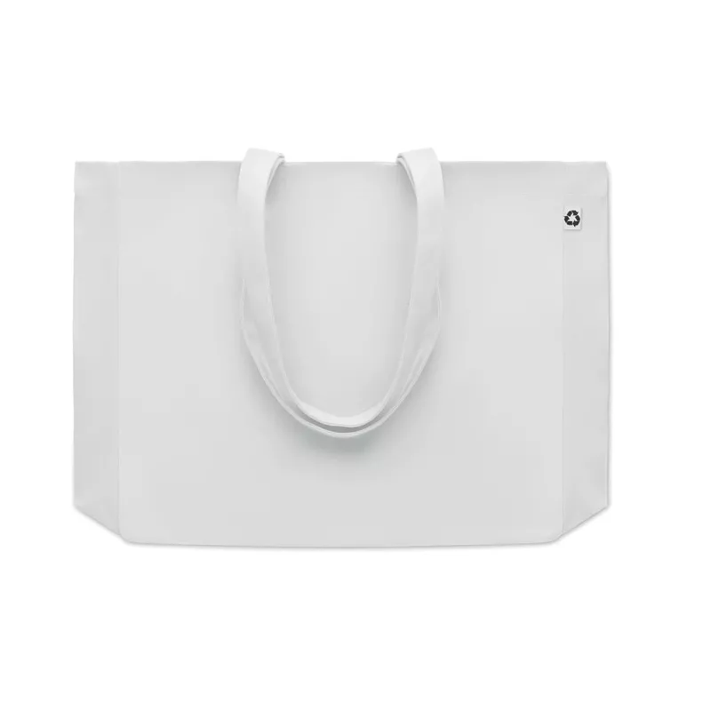 Torba z bawełny z recyklingu 280 g/m² RESPECT COLOURED - Bialy (MO6380-06)
