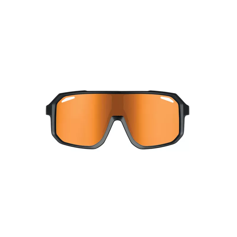 Okulary sportowe z lustrzanymi soczewkami UV400 FLASH - Pomaranczowy (MO2816-10)