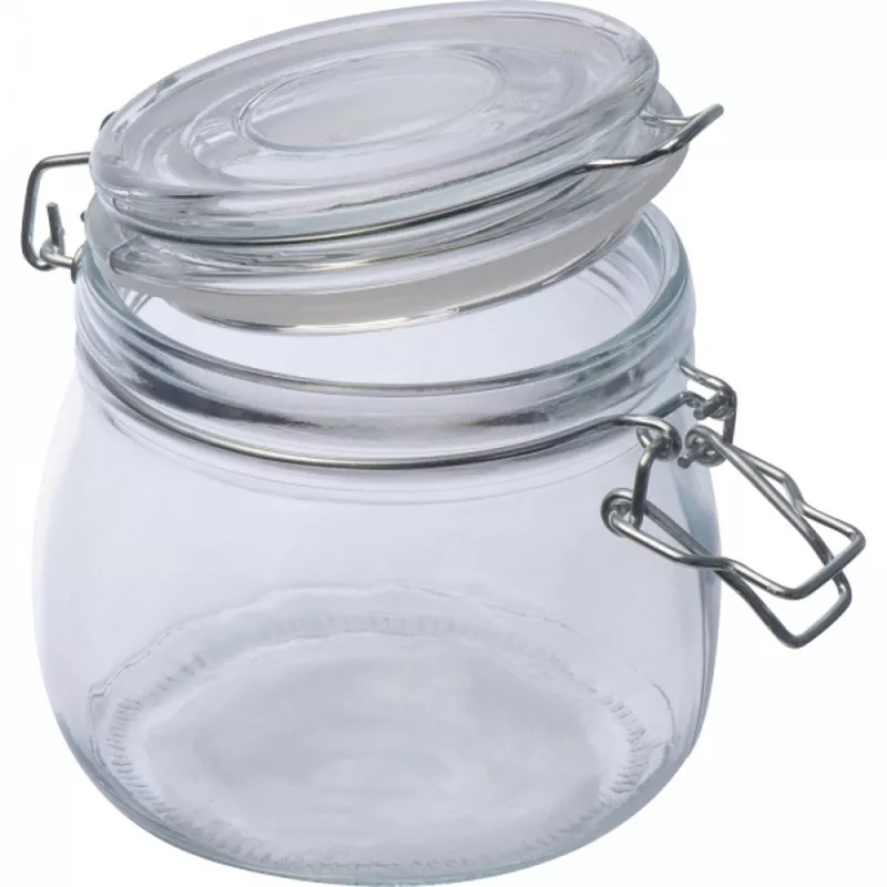Słoik szklany 400 ml CORDULA - przeźroczysty (8262466)