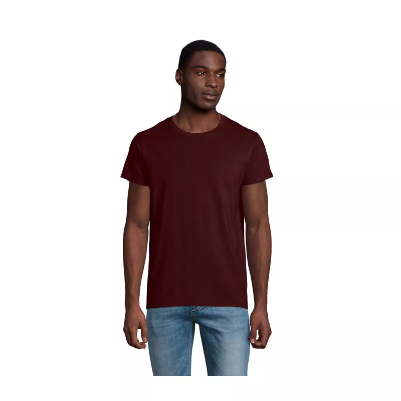 Koszulka męska organiczna 150 g/m² Sol's CRUSADER MEN - Burgundy (S03582-BG)