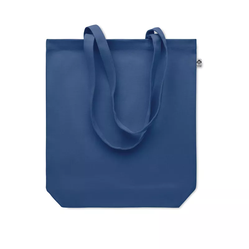 Torba płócienna z bawełny organicznej 270 g/m² COCO - Niebieski (MO6713-04)