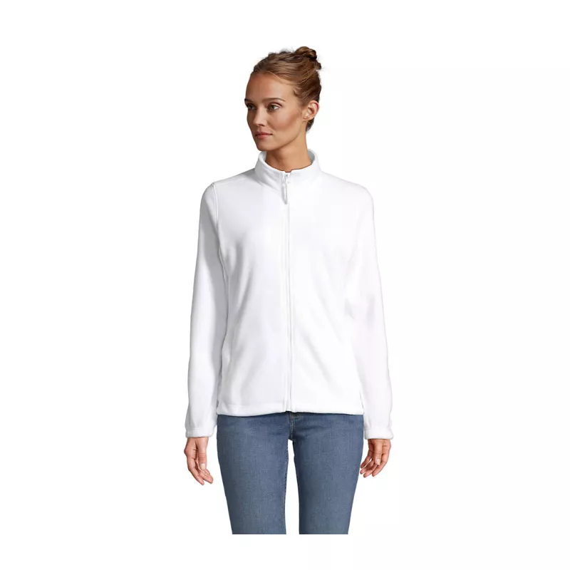 Polar damski rozpinany 300 g/m² Sol's NORTH WOMEN - Bialy (S54500-WH)