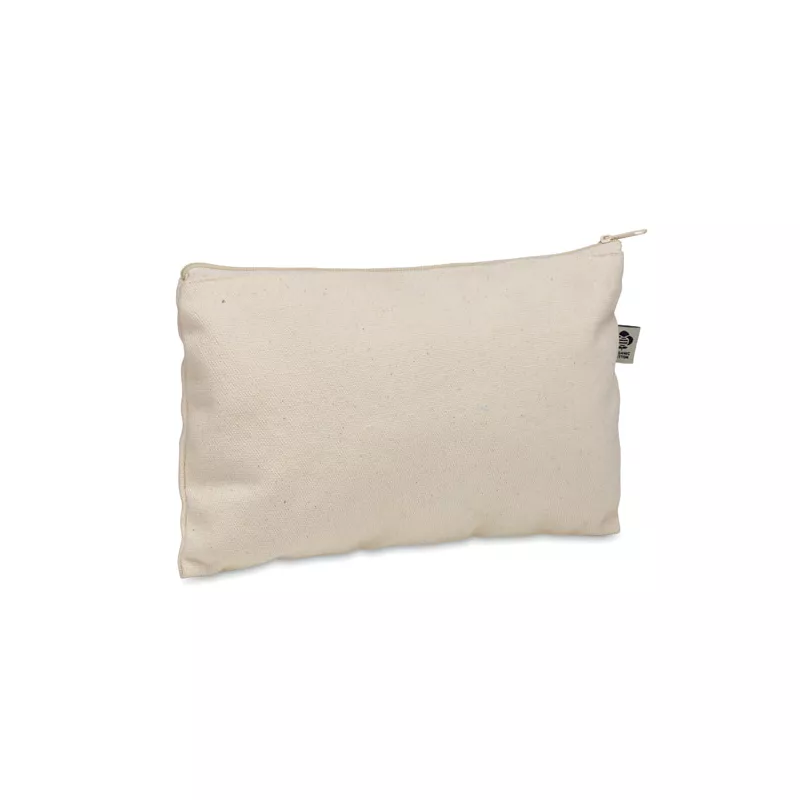 Kosmetyczka z bawełny organicznej 340 g/m² PESACARA - Bezowy (MO2379-13)
