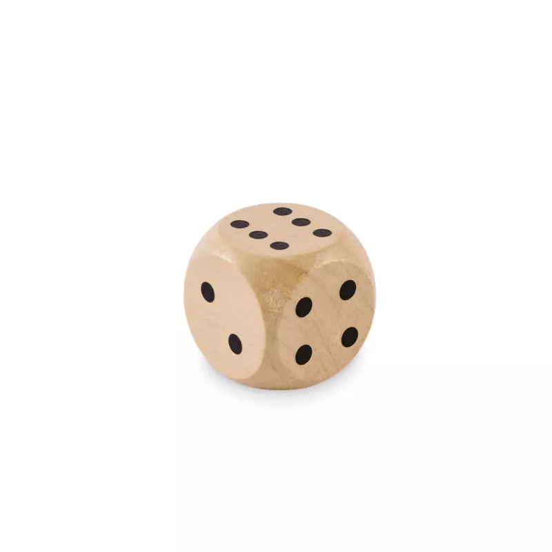 Kostka do gry drewniana 3 cm DADIN - Drewna (MO2613-40)