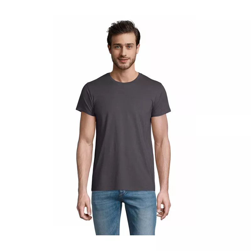 Koszulka męska organiczna 175 g/m² Sol's PIONEER MEN - Mysi Szary (S03565-MU)