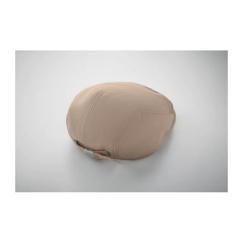 Czapka kaszkiet z bawełny twill 235 g/m² FLAT PEAK - Bezowy (MO2850-13)