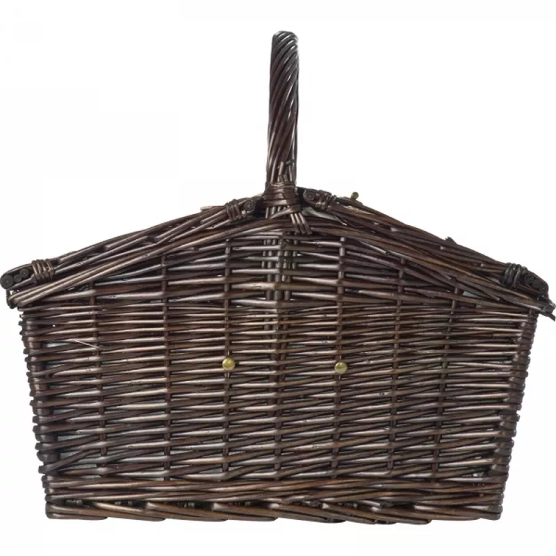 Kosz piknikowy dla 2 osób LORENZA - brązowy (6233701)