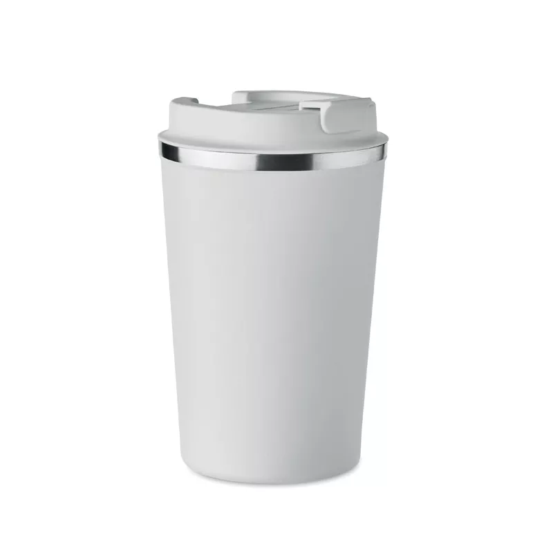 Kubek termiczny ze stali 350 ml BRACE - Bialy (MO6276-06)