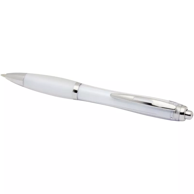 Nash długopis kulkowy z tworzyw sztucznych pochodzących z recyklingu z certyfikatem RCS, z kolorowym korpusem i uchwytem (nie - Przezroczysty (10645301)