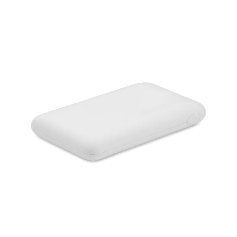 Powerbank 5000 mAh z ABS z recyklingu POWER52C - Bialy (MO2279-06)