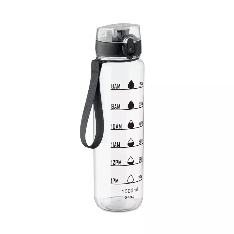 Butelka sportowa RPET 1000 ml ISFORDEN MARK - Przezroczysty (MO2672-22)