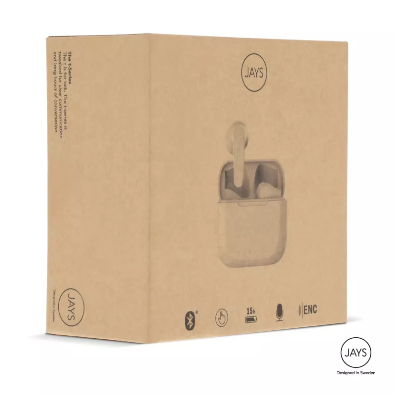 T00258 | Słuchawki Bluetooth Jays T-Five - biały (LT45309-N0001)