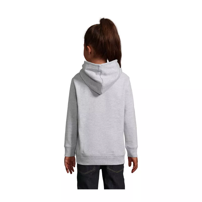 Bluza dziecięca z kapturem Sol's CONDOR KIDS - Szary Melanż 2 (S04238-GY)