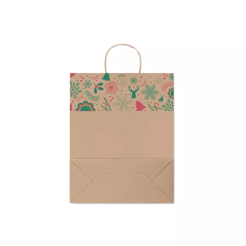 Torba prezentowa papierowa duża 90 g/m² BAO LARGE - Bezowy (CX1520-13)
