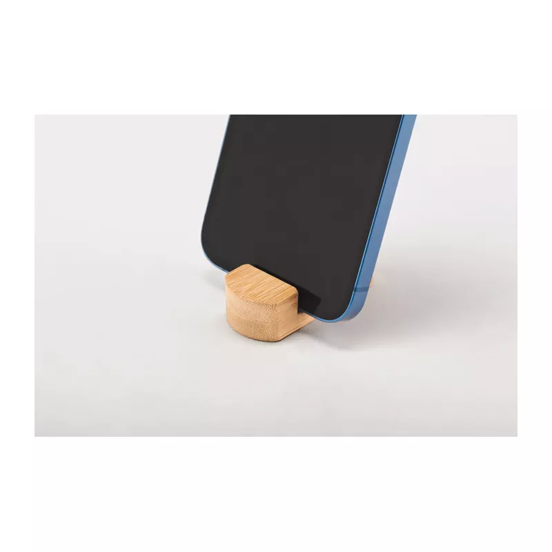 Mini podstawka pod telefon z bambusa POY - Drewna (MO6888-40)