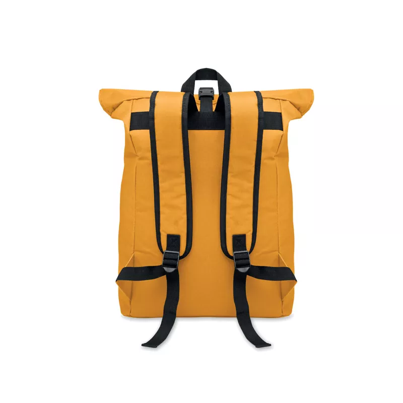 Plecak rolltop na laptop 15" z poliestru 600D IREA - Ochre (MO2170-78)