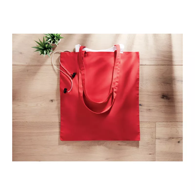 Torba bawełniana kolorowa 180 g/m² COTTONEL COLOUR++ - Czerwony (MO9846-05)