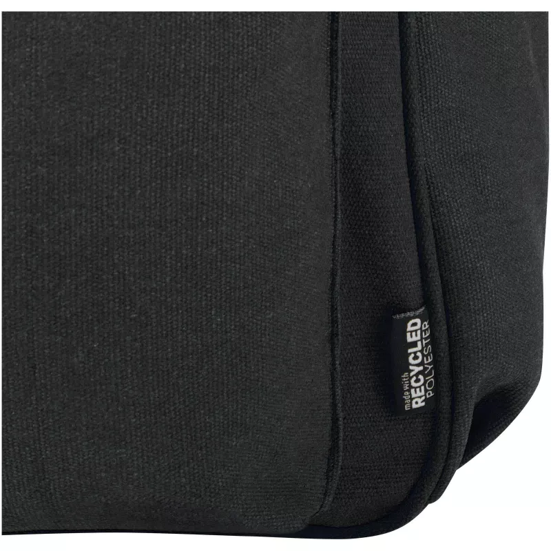 Recanvas miejski plecak na 15,6-calowego laptopa o pojemności 16 l z recyklingu z certyfikatem GRS - Czarny (13012490)