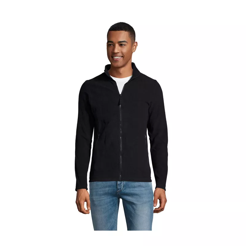 Bluza polarowa męska na zamek 220 g/m² Sol's NORMAN - Granatowy (S02093-NY)