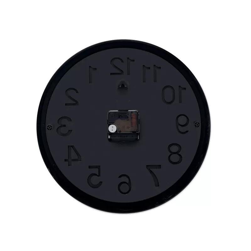 Zegar ścienny z cichym mechanizmem 30 cm MURO - Czarny (MO2851-03)