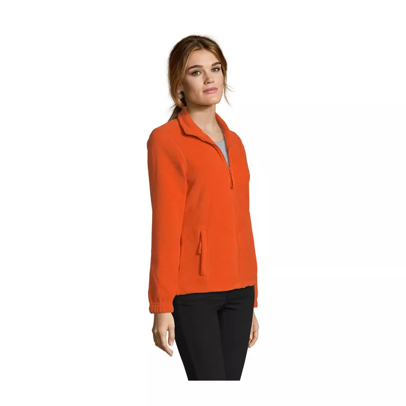 Polar damski rozpinany 300 g/m² Sol's NORTH WOMEN - Pomaranczowy (S54500-OR)