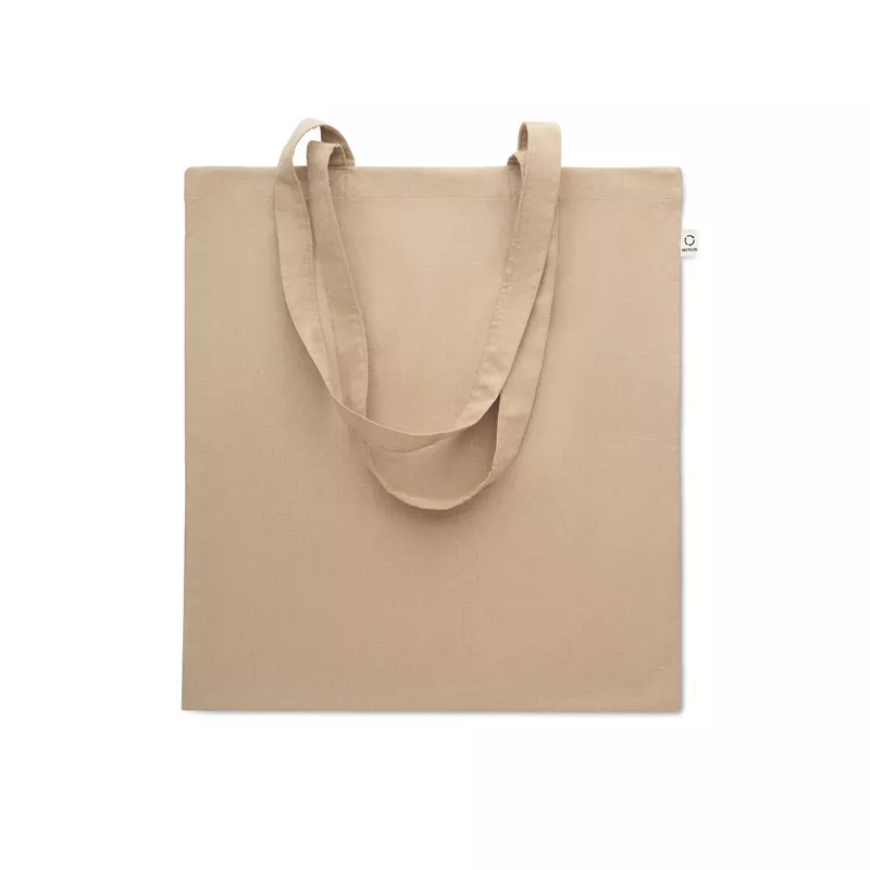 Torba z bawełny z recyklingu 140 g/m² VIVEKA COLOUR - Khaki (MO2302-39)
