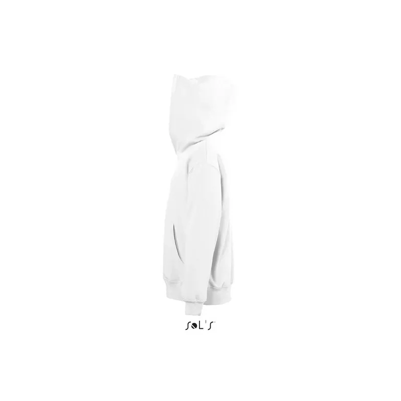 Bluza dziecięca z kapturem 280 g/m² Sol's SLAM KIDS - Bialy (S13255-WH)