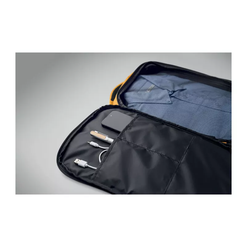 Plecak kabinowy z RPET na laptop 15" FLYSAFE - Ochre (MO2840-78)
