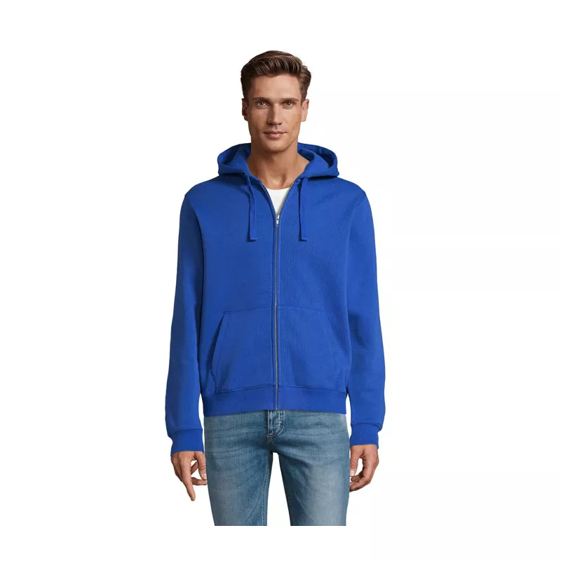 Bluza męska rozpinana 280 g/m² Sol's SPIKE MEN - Niebieski (S03105-RB)