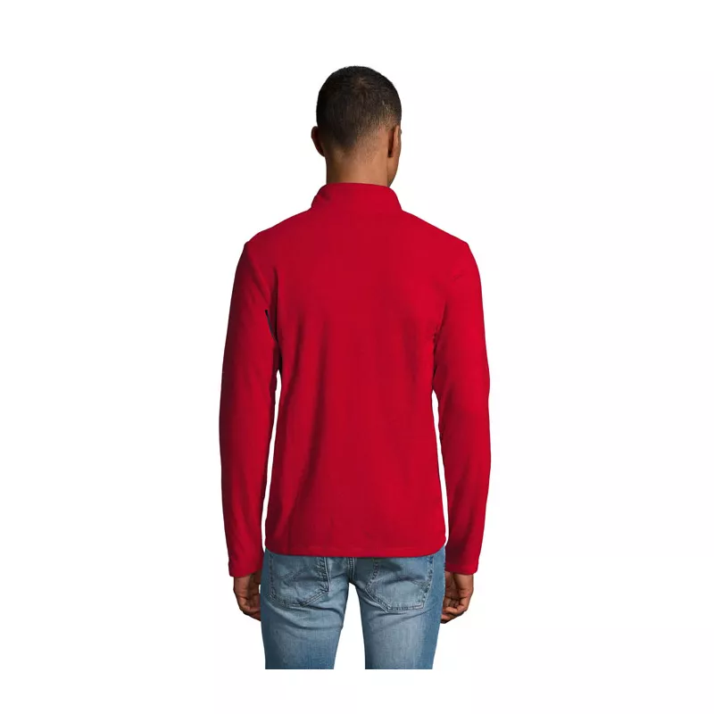 Bluza polarowa męska na zamek 220 g/m² Sol's NORMAN - Czerwony (S02093-RD)