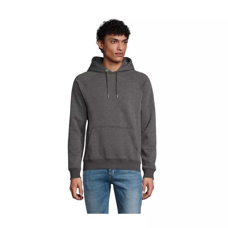 Bluza unisex organiczna 280 g/m² Sol's STELLAR - Charcoal Melange (S03568-CE)
