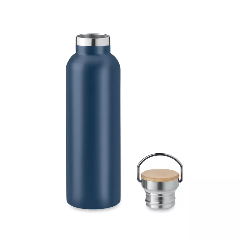 Termos z bambusową pokrywką 750 ml HELSINKI MED - Francuski Granat (MO6372-85)