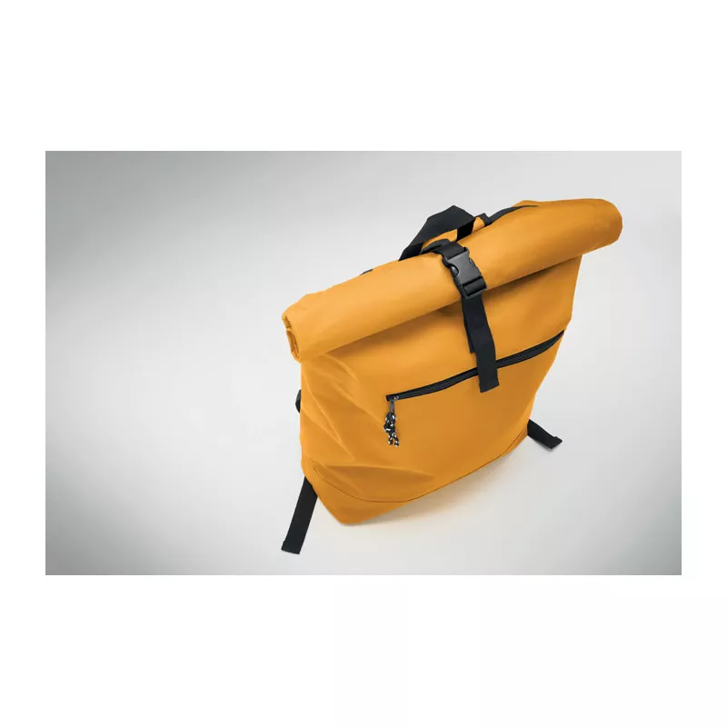 Plecak rolltop na laptop 15" z poliestru 600D IREA - Ochre (MO2170-78)